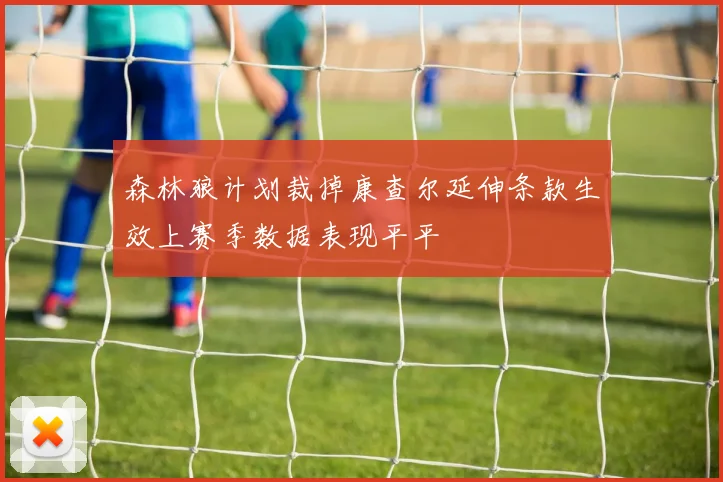 森林狼计划裁掉康查尔延伸条款生效上赛季数据表现平平